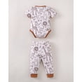 thumbnail image 2 of KIMI BEAR Newborn Baby Boys Layette Set 5 Packs 3-6 Months Shower Gift Sets Romper Top Pants Set Short Sleeves Tops Animals Print Striped Outfits Clothing Summer 10pcs Essential Clothes Multicolor, 2 of 10