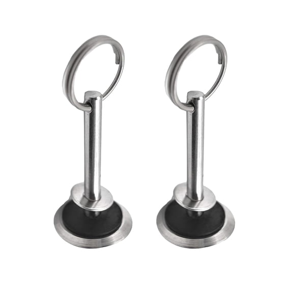 Marine City 304 Stainless Steel Hatch Cover Pull, 1/4" Diameter x 2" Length, Corrosion-Resistant Marine Hardware for Boats, Yachts & Ships, 2-Pack
