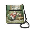 thumbnail image 2 of ZUXONGSY Santa Claus Elk Print Shoulder Handbag for Women Mini Crossbody Bag Lightweight Satchel with Adjustable Wide Strap for Shopping Working, 2 of 7