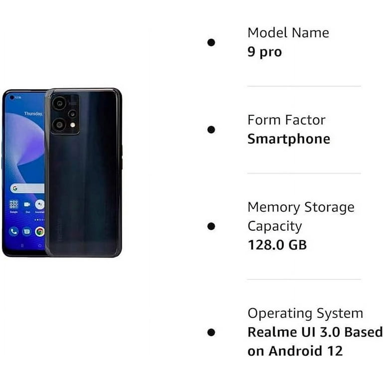 Realme 9 Pro 5G + 4G LTE GSM 128GB + 8GB 6.6
