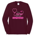 thumbnail image 2 of Wild Bobby, Funny Nurse Whats Your Superpower Nurse Week, Inspirational/Christian, Men Long Sleeve Shirt, Maroon, 3X-Large, 2 of 4