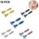 thumbnail image 1 of Piercing de acero inoxidable para hombre y mujer, aretes de aro con tornillos cruzados Xemadio 221704, 1 of 9