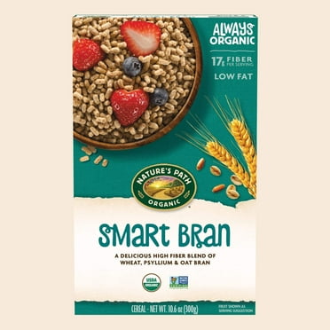 (12 pack) Nature's Path Organic Smart Bran Cereal 10oz Box