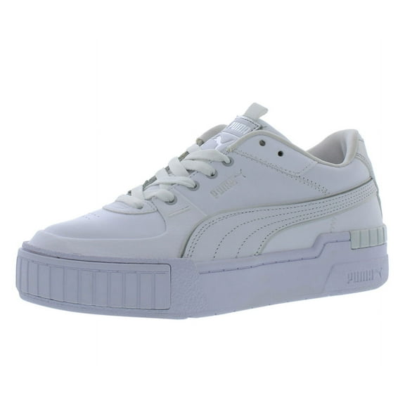 Puma Cali Sport Womens Shoes Size 7, Color: White/Silver