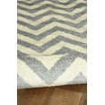 thumbnail image 5 of Corfu Chevron Grey Cream Area Rug 44" x 6" Polypropylene Geometric Design, 5 of 6
