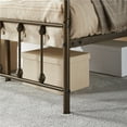thumbnail image 6 of Topeakmart Metal Platform Bed with High Headboard and Footboard, Bronze, Queen, 6 of 10