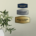 thumbnail image 3 of Signs ByLITA Fancy Success is a Journey, Enjoy the Ride Sign (Brushed Gold) - Small, 3 of 6