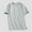 #Gray, variant on DPTALR Men's Summer Casual Fashion Solid Color,Round Neck Short Sleeve T-Shirt,Gray, XXXXL