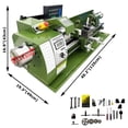 thumbnail image 2 of 1100W Double Head Double Chuck Precision Metal Bench Lathe 8"*29.5" With Grating Ruler 110V, 2 of 14