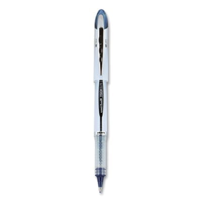uni-ball Vision Elite Rollerball Pens Bold Blue-Black Ink 0.8 mm White 