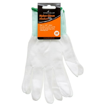Kingman Green (New 369336 Kingman Nylon Glove Medium White / Green (24-Pack) Gardening Cheap Wholesale Discount Bulk Hardware Gardening)