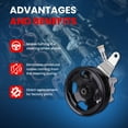 thumbnail image 5 of MOCA AUTOPARTS Power Steering Pump Fit for 2008-2012 INFINITI EX35 & 2009-2012 INFINITI FX35 & 2014-2019 INFINITI Q70 3.7L & 2014-2017 INFINITI QX70 3.7L, 5 of 9