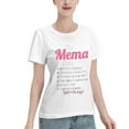 thumbnail image 2 of Mema Grandma Gift The Mema Code Women'S Basic Short Sleeve T-Shirt White Medium, 2 of 5