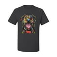thumbnail image 3 of My Favorite Breed is The One In Need | Colorful Labrador Dog | Dean Russo Art Animal Lover Men's T-Shirt, Charcoal, XL, 3 of 5