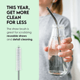 thumbnail image 5 of Bottle Brush Cleaner 5 Pack, Long Water Bottle and Straw Cleaning Brush, Kitchen Wire Scrub Set for Washing Different Diameters and Sizes, 5 of 8