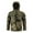 Multicolor, variant on Men's Solid Color Camouflage Outdoor Workwear Casual Loose Zipper Pocket Waterproof Warm Long Sleeve Hooded Fleece Jacket for Winter Sports Christmas,Army Green,L