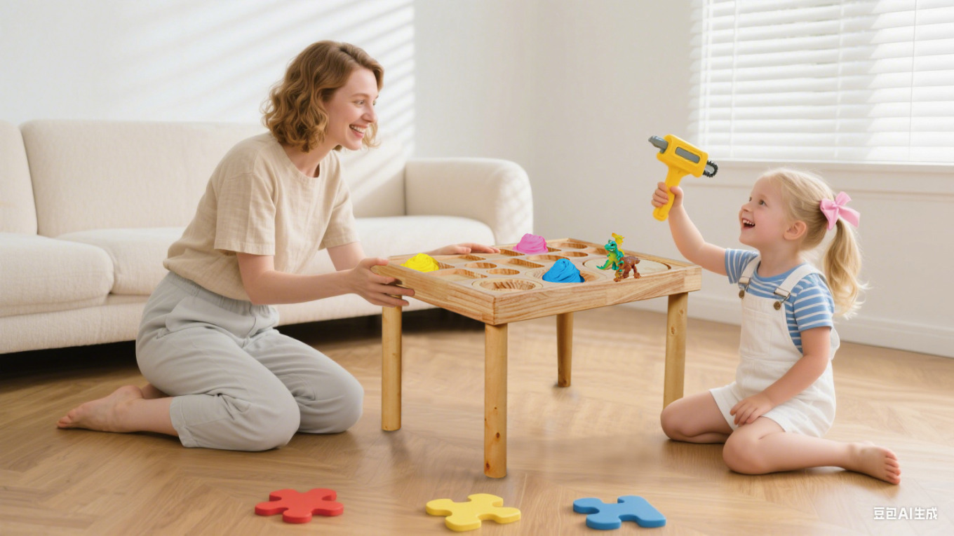 Sensory Table for Toddlers 1-3 with 2 Chairs, Wooden Activity Table Set with Double-Sided Sand and Water Play Boards for Kids Indoor Outdoor Use