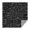 Math Equations Calculus, variant on Math Equations Binary Code Blue Pattern Square Tablecloth,Waterproof Square Table Cover,Wipeable Spillproof Washable Table Cover for Home Kitchen Party Decor 52"x52"(132x132cm)