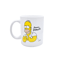 thumbnail image 3 of Taza Grande Disney Homero Simpson Cerámica 480 ml, Color Blanco, 3 of 3