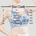 thumbnail image 3 of Levmjia Women's Bra Seamless Floral Printed Plus Size Breathable Comfort Everyday Wear Non Padded Wirefree Support Ladies, 3 of 5