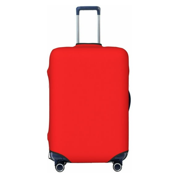 Kdxio Red Pattern Luggage Cover for Travel,Elastic and Durable,Fits 18-32 Inch,Anti-Scratch Suitcase Protector-No luggage included