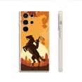 thumbnail image 1 of Llama la atención con esta moderna y flexible funda de goma TPU para teléfono, diseñada con un patrón de dibujos animados creativo y simplista para la serie iPhone., 1 of 4