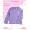 thumbnail image 2 of Pink Platinum Girls' Rash Guard Shirt - 2 Pack UPF 50+ Long Sleeve Quick Dry Swim Shirt (Size: 4-16), 2 of 7