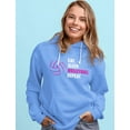 thumbnail image 2 of Tstars Women's Volleyball Hoodie: Sporty & Cozy, Perfect for Volleyball Lovers, Players, & Fans - Eat Sleep Volleyball Repeat - Graphic Hoodie for Women - Volleyball Gift Idea, 2 of 6