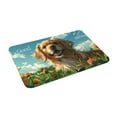 thumbnail image 3 of Daiia Happy Dog In Flower Field Front Door Mat, Heavy Duty Durable Welcome Mat for Outdoor Indoor, Dirt Trapper Waterproof Super Absorbent Door Mat, 16" x 24", 3 of 9