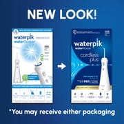 Waterpik Cordless Plus Water Flosser with 2 Settings, 4 Tips, ADA Accepted, White