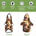 thumbnail image 6 of Honeii Cartoon Cooking Cat Print Small Dog Hoodies Pet Hooded Sweatshirts Fall Winter Puppy Cat Sweaters Warm Clothes for Small Dogs Outfits Costume-Medium, 6 of 7
