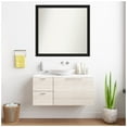 thumbnail image 5 of Amanti Art Custom Wall and Bathroom Mirror (35.25 x 37.25 in.), Midnight Black Narrow Frame, 5 of 7