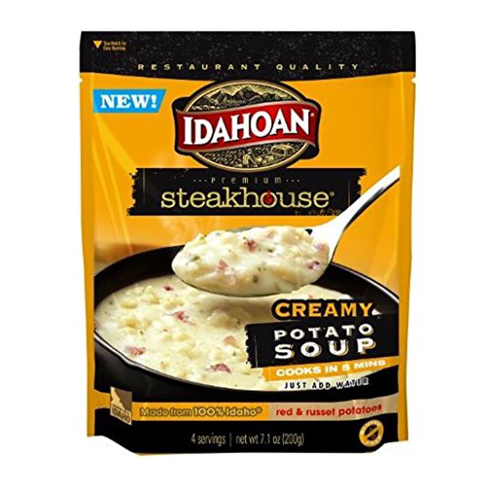 Idahoan Steakhouse Creamy Potato Soup Mix (Pack of 3) 7.1 oz Bags Idahoan Steakhouse Creamy Potato Soup Mix (Pack of 3) 7.1 oz Bags