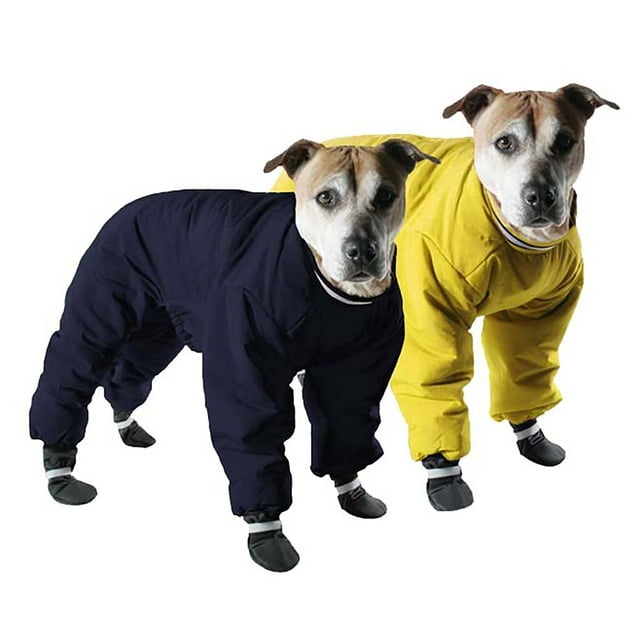 Combinaison de Neige Réversible pour Chien avec Protection à 4 Pieds pour l'Hiver et les Temps Froids