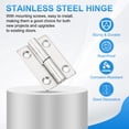 thumbnail image 4 of Uxcell Lift Off Hinge, Detachable Lift Off Hinges Left Handed Slip Joint Flag Hinge Butt Door Hinge 2" 2, 4 of 7