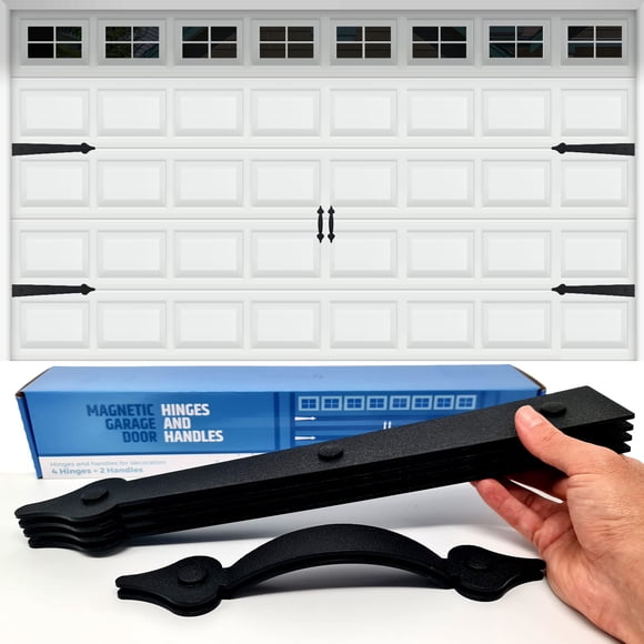 Juego de herrajes decorativos para puertas de garaje HM-Magnets Premium