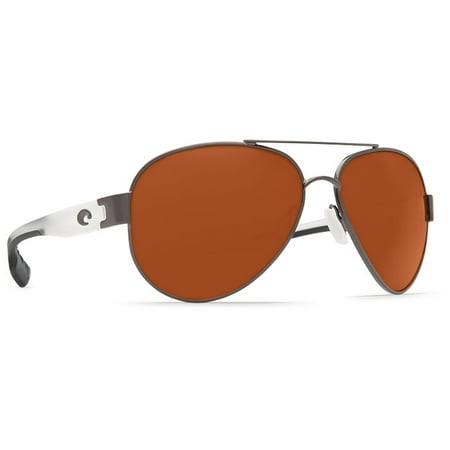 Costa Del Mar South Point Gunmetal With Crystal Temples Square Sunglasses