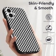 thumbnail image 5 of Compatible with Iphone 16 Case - Cute Soft Chess Chessboard Pattern Silicone Case Compatible with Iphone 16 Phone Case for Women Men, 5 of 6