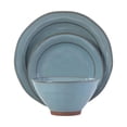 thumbnail image 2 of Gibson Elite Terranea 12 Piece Dinnerware Set, Teal, Terracotta, 2 of 8