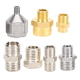 thumbnail image 2 of Kit de Adaptador de aerógrafo profesional de 7 piezas Nikou conector BSP de 1/8 pulg y 1/4 pulg, 2 of 15