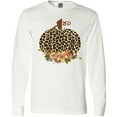 thumbnail image 3 of Inktastic Cheetah Print Pumpkin Long Sleeve T-Shirt, 3 of 5