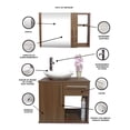 thumbnail image 3 of Combo de Gabinete para Baño con Puerta Y Cajón con Lavabo Y Monomando + Botiquín con Espejo, 3 of 5