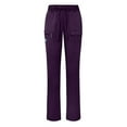 thumbnail image 1 of Adar Indulgence Womens Low Rise Tapered Leg 6 Pocket Drawstring Scrub Pants, 1 of 7