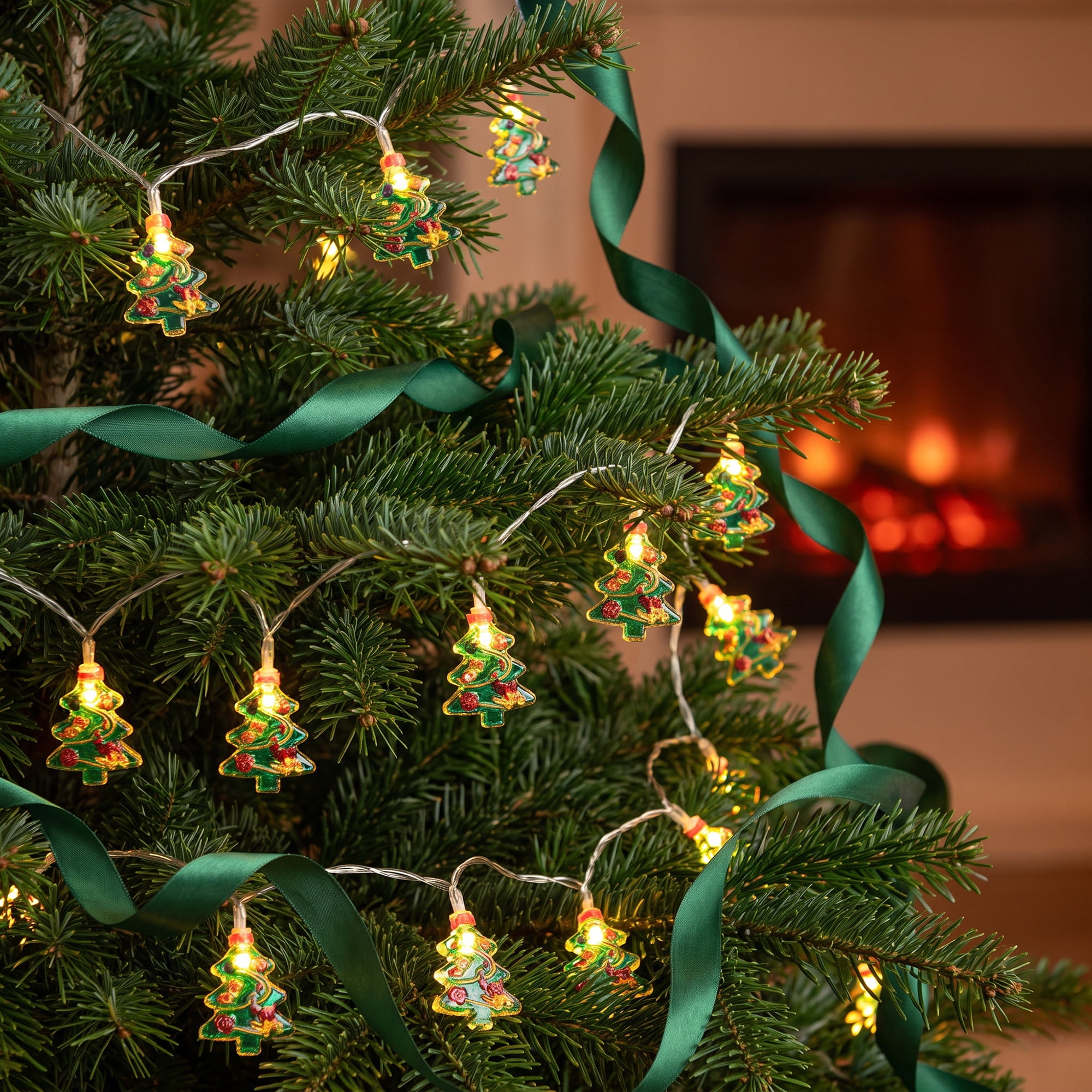 Unique Bargains Fairy Lights for Decor and Festive 9.8 ft Christmas Tree USB Powered