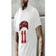 thumbnail image 4 of Men's 'CHICAGO #11' Color Blocking Print Short Sleeve Crew Neck T-shirt, Casual Stylish As Gift Tee For Adult, Men, Women, Teen, Teenager, Adolescent, Youth, 4 of 7