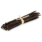 12 Madagascar Vanilla Beans - Organic Bourbon Grade A. Great for Baking, Homemade Extract, vanilla paste, Brewing, Coffee, Cooking etc. Average length 6-7 inches. (12 Beans)
