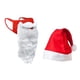 thumbnail image 1 of Sombrero de Navidad YONGSHENG con máscara de barba y guantes rojos para adultos y niños, 1 of 5
