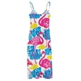 thumbnail image 5 of Flamingo Pattern Sleeveless Dress for Women Clothing Female Women's Summer Skirt, 5 of 7