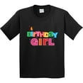 thumbnail image 3 of Inktastic Birthday Girl Letters Youth T-Shirt, 3 of 5