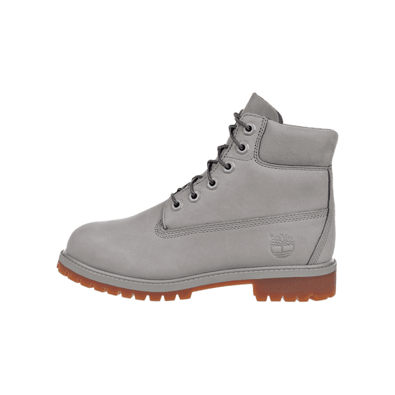 TIMBERLAND MENS Junior's 6" Prem Boot "Light Grey Nubuck" TB0A1KTK TB0A1KTK from Stadium Goods